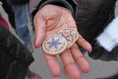 Tokens for Ice Wine & food