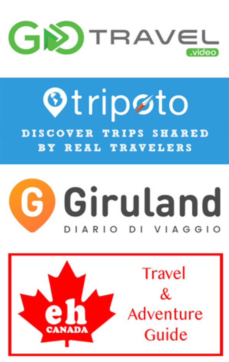 Let's Discover ON Travel Blog is featured on: GoTravel.video, Tripoto, Giruland and Eh Canada